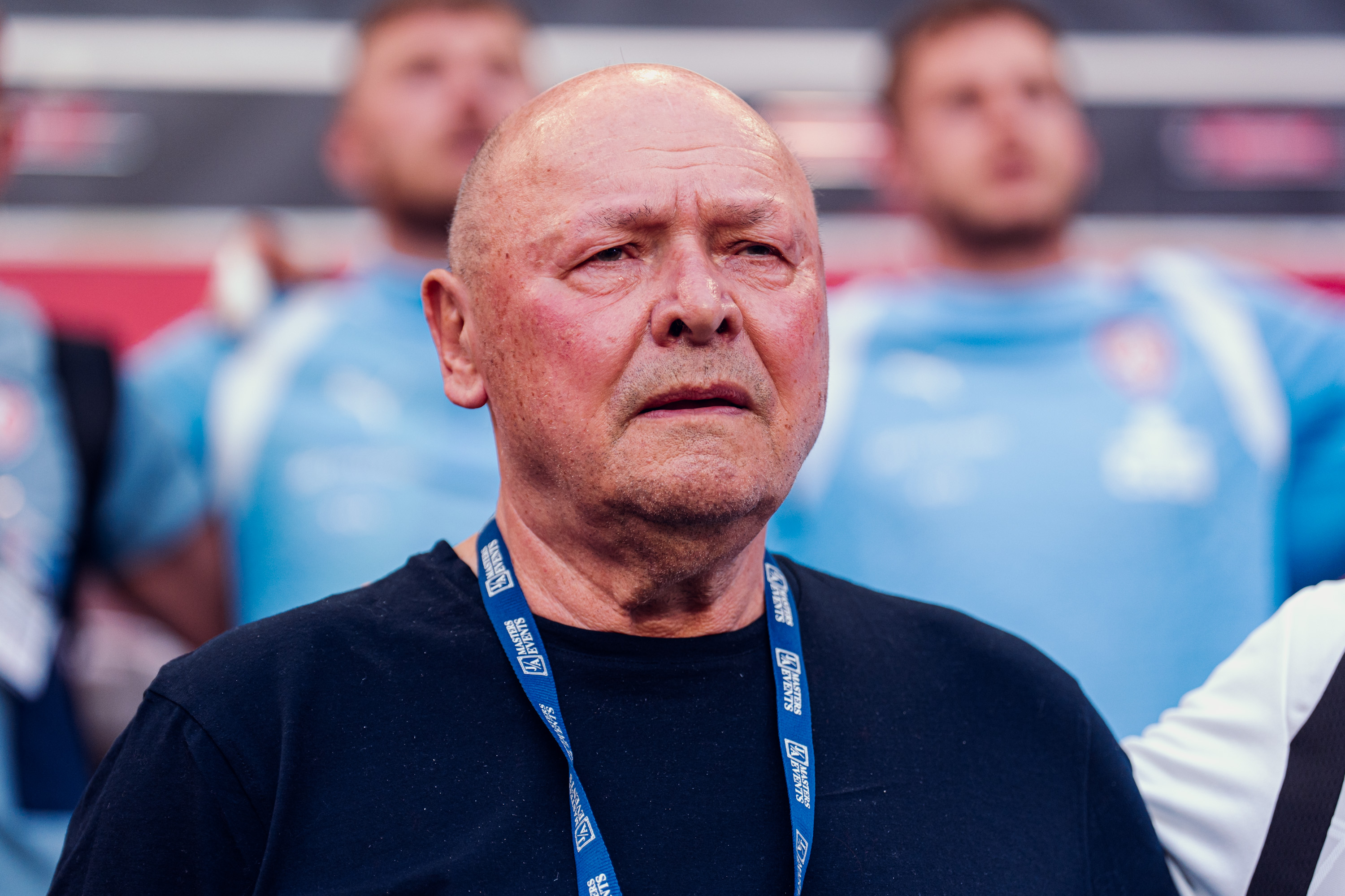 Trenér Miroslav Koubek na lavičce české reprezentace